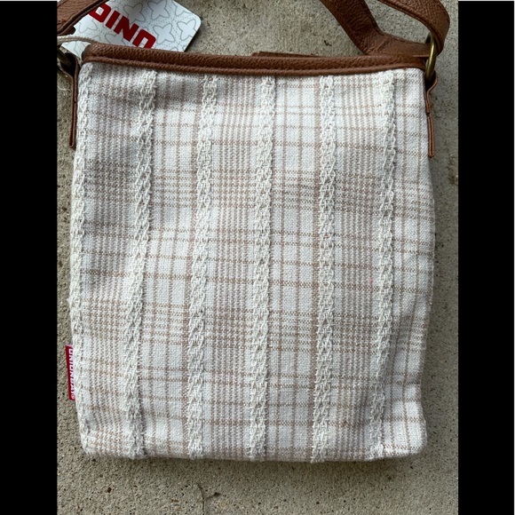 Union Bay Crossbody Natural/Tan Bag New - Picture 4 of 4